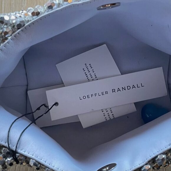 Sold out everywhere-- Loeffler Randall "Mina" sparkly beaded mini bag! NWT - Picture 6 of 11